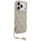 Guess iPhone 17 Pro dėklas 4G Charms Collection MagSafe, rožinis