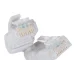 Cat6 LAN Ethernet UTP cable with RJ45 connectors, 10 m, gray