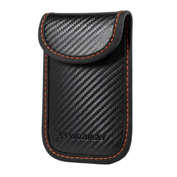 Wozinsky WPB-R14 RFID blokuojantis dėklas automobilio raktams 14x9 cm, juodas