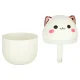 Cat Air Humidifier and Essential Oil Diffuser with RGB Light, White