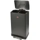 Rūšiavimo šiukšliadėžė Wesco Big Double Boy 2x 18 l su pedalu, matinė grafito