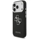Dėklas Guess Grained Big 4G Classic Logo, skirtas iPhone 17 Pro - juodas