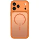 Tech-Protect MagPeak MagSafe CC dėklas Apple iPhone 18 Pro / 17 Pro, matinis oranžinis