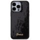 Guess iPhone 15 Pro Max dėklas Sequin Script Metal, juodas