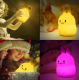 Iso Trade LED vaikiška naktinė lempa „Triušis“ su pulteliu ir RGB