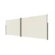 Ištraukiama kampinė šoninė markizė Case LUARO, 181 x 620 cm, smėlio spalvos