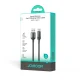 Laidas Joyroom S-A62 Lively Series USB-A – USB-C 3A 1.2 m, juodas