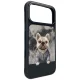 MagSafe dėklas Nimmy Gentle Pets Dog iPhone 17 Pro Max, juodas