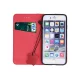 Samsung Galaxy A26 (SM-A266E/DS) Genuine Leather Wallet Phone Cover, Red