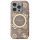 Guess GUHMP16XH4PYEEP iPhone 16 Pro Max 6.9" pink/pink hardcase IML Peony On 4G Background MagSafe