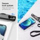 Spigen A601 universalus vandeniui atsparus dėklas, 2 vnt., skaidrus