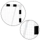 Neo-Sport NS-464 Futbolo vartai 180x120x60 cm, Juodi/Balti