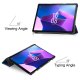Trifold Stand dėklas Lenovo Tab M10 (3rd Gen) (TB-328FU), tamsiai mėlynas