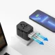 Universalus kelioninis adapteris Tech-Protect TA200 EU / UK / US / AU, juodas