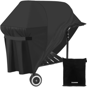 Kaminer 00015184 XL BBQ Grill Cover, Black