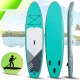 AquaPaddle Cruise pripučiama SUP irklentė su priedais 335x84x15 cm, žalia