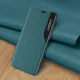 Eco Leather View Case atverčiamasis dėklas iPhone 13 mini su stovu, oranžinis