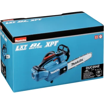 Akumuliatorinis grandininis pjūklas Makita DUC254Z, 18V, 25 cm juosta