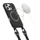 Tech-Protect MagNecklace MagSafe dėklas iPhone 16 Pro Max, juodas