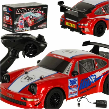 Case 120993 radijo bangomis valdomas sportinis automobilis (1:16), raudonas
