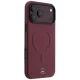 Mercedes Leather 3D MagSafe dėklas skirtas iPhone 17 Pro Max, tamsiai mėlynas