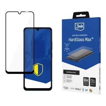Apsauginis stiklas 3mk HardGlass Max, Xiaomi Redmi 14C / Poco C75 / Redmi A4 5G, juodas