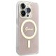Guess dėklas iPhone 14 Pro su MagSafe, rožinis