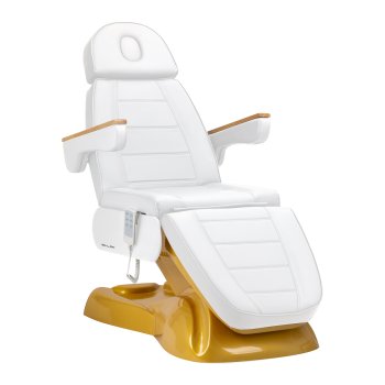 Elektrinis kosmetologinis krėslas Sillon Lux 273B, 3 varikliai, baltas