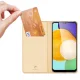 Atverčiamasis dėklas Dux Ducis Skin Pro skirtas Samsung Galaxy A03s, auksinis