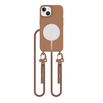 Tech-Protect MagNecklace MagSafe dėklas iPhone 14, rudas