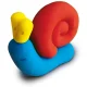 SES Creative blizgus plastilinas, 4 x 90 g