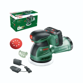 Akumuliatorinis ekscentrinis šlifuoklis Bosch UniversalOrbit 18V-20, 1x 2.0 Ah