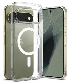 Dėklas Ringke Fusion Magnetic MagSafe, Google Pixel 11 Pro, skaidrus