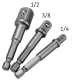 Reducers adapters 1/4 3/8 1/2