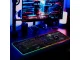 Žaidimų pelės kilimėlis su LED apšvietimu 90x40cm, juodas