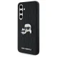 Karl Lagerfeld dėklas Samsung Galaxy S24 FE Monogram Karl & Choupette, juodas