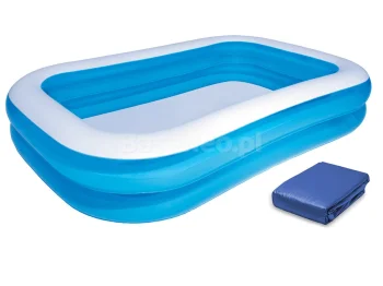 Pripučiamas šeimos baseinas Bestway 54006 su uždangalu, 262x175x51 cm