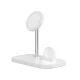 Belaidis įkroviklis Tech-Protect QI15W-A22 MagSafe 3in1, baltas