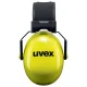 Uvex K20 HiViz apsauginės ausinės, SNR 33 dB, žalios / juodos