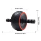 Ab Wheel Wozinsky WKDC-17 with Knee Mat Black
