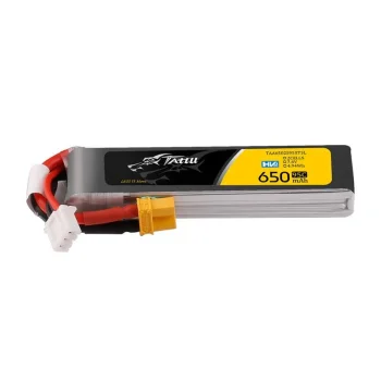 Akumuliatorius LiPo Tattu 2S 650mAh 95C 7.6V HV su XT30 Long-Pack