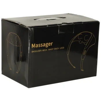 Cordless Shiatsu Neck and Shoulder Massager with Heat for Back Muscles