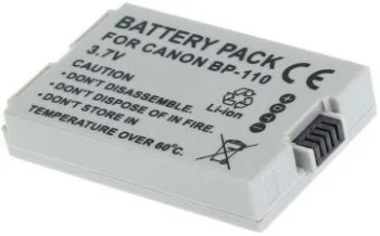 Extra Digital Battery for Canon BP-110, 1150mAh
