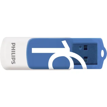 USB atmintinė Philips Vivid Edition 16GB USB 2.0, Ocean Blue