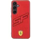 Ferrari Big SF Perforated dėklas, skirtas Samsung Galaxy S24, raudonas