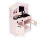 Medinė vaikiška virtuvėlė su priedais Ecotoys PLK563P