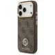 Guess iPhone 17 Pro deklas 4G Strass Logo MagSafe, rudas