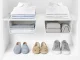 Under Shelf Hanging Metal Basket Organizer, White