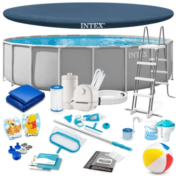 Intex 26756 Frame Pool 610 x 132 cm with Filter Pump and Accessories