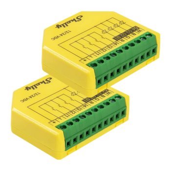 Shelly Plus RGBW PM Wi-Fi/Bluetooth LED juostų valdiklis (2 vnt.)